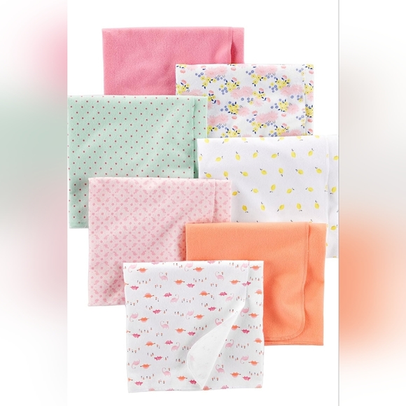 Simple Joys by Carter's unisex-baby 7-Pack Flannel Receiving Blankets - Picture 1 of 1